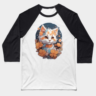 Crazy Cat Dad Baseball T-Shirt